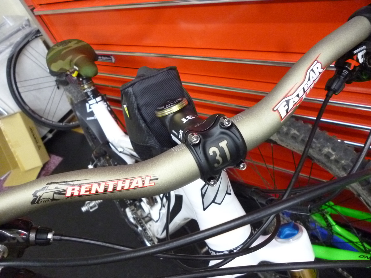 Renthal fatbar35 レンサル ファットバー mtb ENTHAL FATBAR 35に50mm